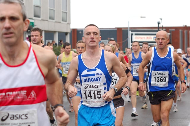 Runners take part in the Half Marathon.