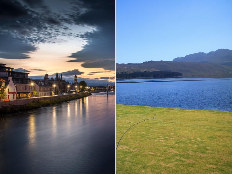 The drive from Inverness to Elgin offers stunning views.