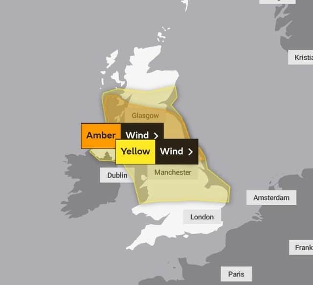 Yellow weather warnings are in place for Nottinghamshire from Wednesday February 16 3pm to Friday February 18 9pm. Credit: Met Office