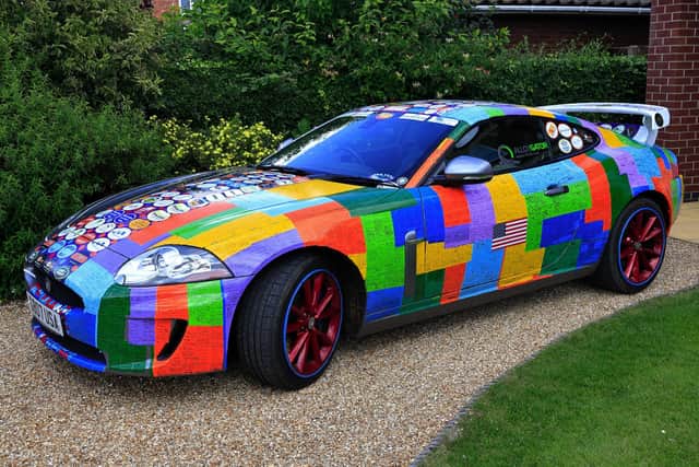 Stuart Dixon has raised more than £300,000 for Bluebell Wood Children's Hospice with his car sticker campaign