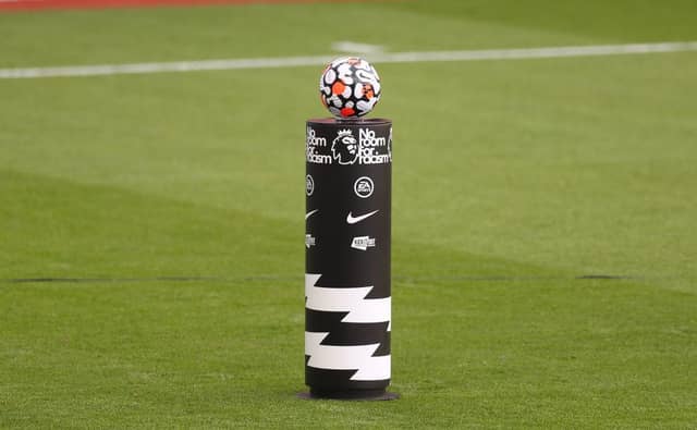Premier League match ball. (Photo by Alex Morton/Getty Images)