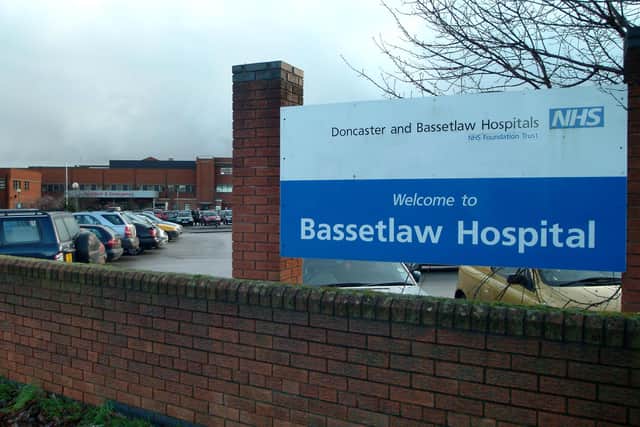 Staff sickness levels and Doncaster & Bassetlaw Hospitals Trust hit record highs at start of pandemic