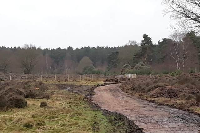 In 2019, army experts had to carry out a controlled explosion after a bomb was discovered on land previously used as an army training ground near Budby.