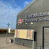 East Midlands Parkway railway station.