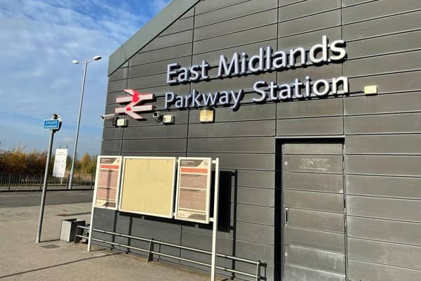 East Midlands Parkway railway station.