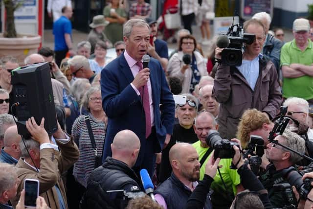 Man from near Worksop charged for allegedly throwing objects at Nigel ...