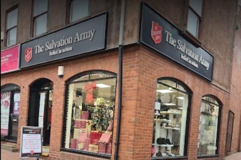 The Salvation Army Charity Shop in 96 Bridge St, Worksop S80 1JA is full of bargains to be had
