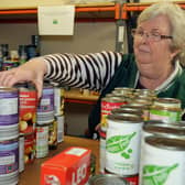 Volunteer Morag Turner at work in the Lowtown Street food bank, Worksop, is indicative of how kind-hearted people help others in times of crisis.