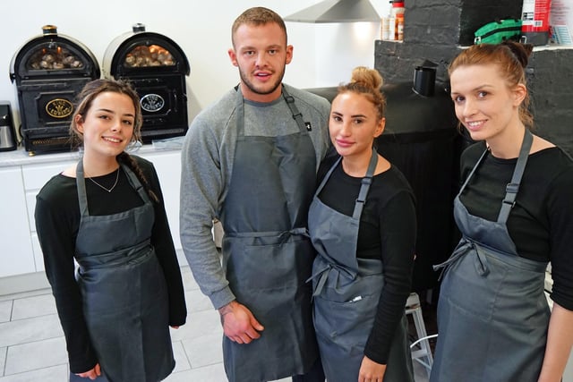 Giorgia and Jake Hawkins have opened their new business venture Crazy Spuds at Cuckoo Wharf, Worksop
