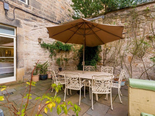 Patio area.