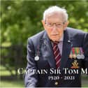 Captain Sir Tom's family released this photo on Twitter to announce his death. (Photo: Twitter).