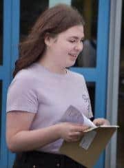 Eve Young, who achieved 2 A*s and an A grade, said that she was ‘Overwhelmed and happy’ when she opened her results.