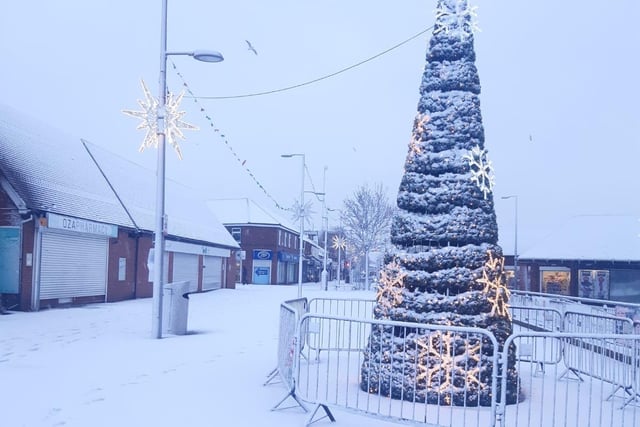 A snowy shot of Kirkby, thanks to Liz for the picture.