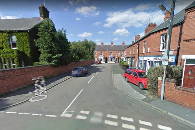 The man was assaulted in the Osberton Road area of Retford