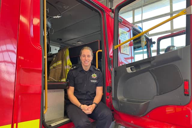 Charley Weatherall-Smith wants to see more women join Nottinghamshire Fire & Rescue Service.