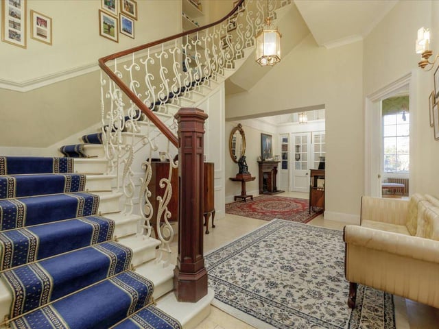 Hall and staircase.