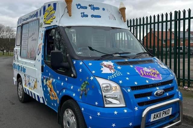 Lee Dobson and partner will be bringing their ice cream van. 