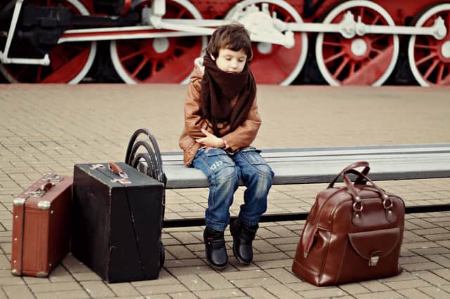 Keep an eye out for things that look suspicious with regards to children travelling.