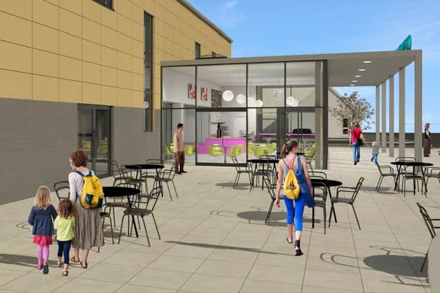 Artist impression. The plans for the new centre will include a softplay area and a cafe.