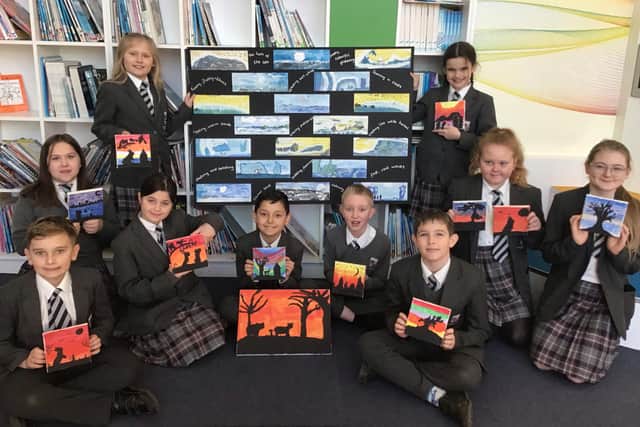 Sparken Hill Academy students began the project in June 2021 while in Year Four. They are now in Year Five. In no order, pictured: Sienna, Liliana, Michal, Amelia, Rafail, Owen, Ollie, Cianna, Kianna and Lillie.
