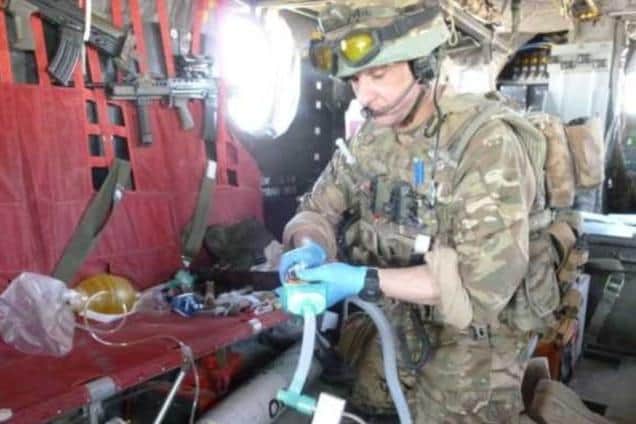 Coun Kelvin Wright, Nottinghamshire County Council's Armed Forces Champion during his time in the military