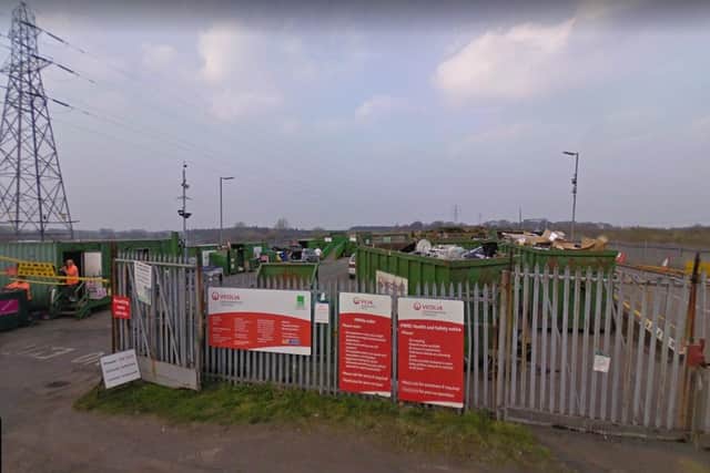 Retford Recycling Centre, managed by Nottinghamshire County Council, on Hallcroft Road, Retford. Credit: Google Maps