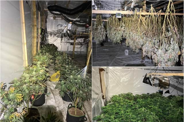 A £700,000 cannabis farm was found in Kiveton (Photo: Sarah Champion)