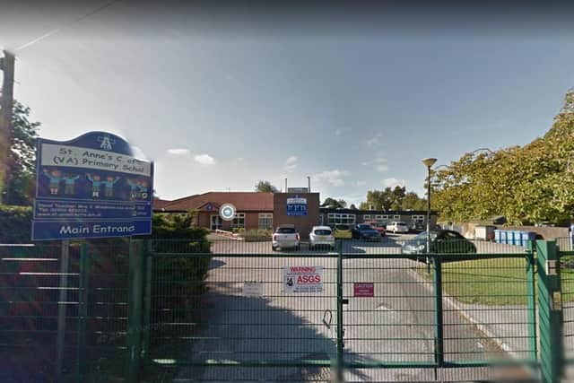 St Anne’s C of E Primary School in Worksop is among the schools set to receive funding
