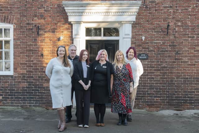 The staff at Ivy House, Old Gateford Road have teamed up with Molly's Tea Room to provide Mental Health Monday drop in sessions for people who would like a chat. Picture includes Klare Bailey, Rob Elliott, Debbie Elliott, Ashleigh Cameron, Sheila Scott and Molly's Tea Room owner Lynne Stocks