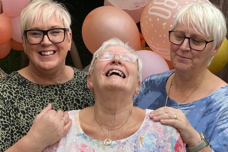 Marie-Beth Davidson took this picture at her mum's 80th birthday, where there was "lots of love and laughter".