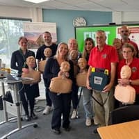 Local opticians learns life-saving skills with help from Retford Lions Club