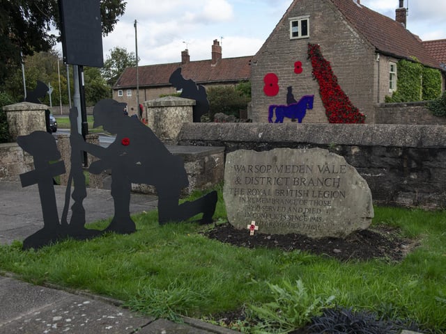 The fantastic display can be seen around the village every year