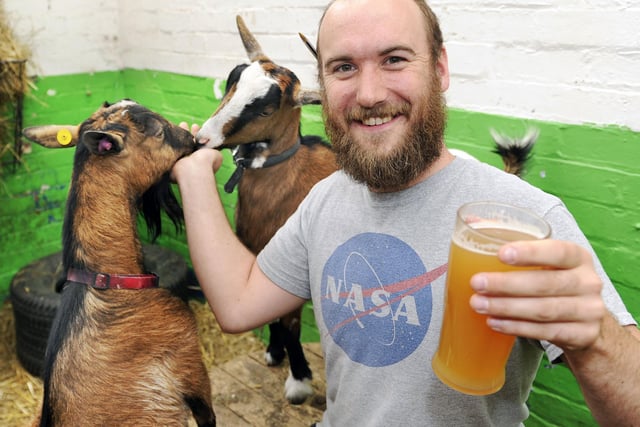 Heeley City Farm are holding their first beer festival in two years on Friday (5pm-10pm) and Saturday (1pm-10pm). Beers, including a Sheffield-brewed lager, 10 cask lines and two keg lines. There will also be food and music. All beers will be vegan, and gluten free and alcohol-free beers will be available. Pictured, Sam Bennett, organiser of the 2018 event, keeping