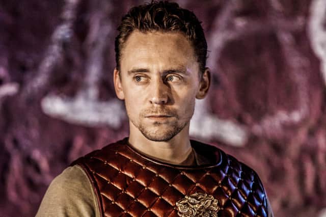 Tom HIddleston in Coriolanus. Photo by Johan Persson.