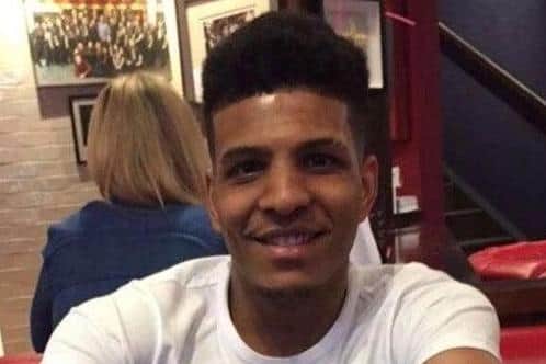 Pictured is murder victim Kavan Brissett who was only 21-years-old when he was stabbed to death in Sheffield in 2018.