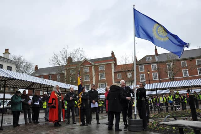 Two flag-raising ceremonies took place in Worksop and Retford to mark Commonwealth Day