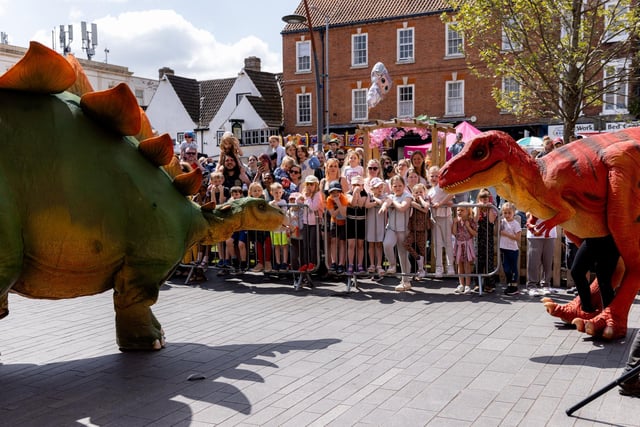 Dinosaurs walked the streets of Worksop