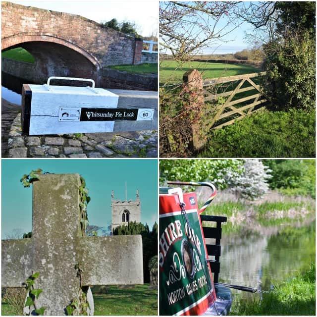Some of the beautiful scenery that will be seen on this walk (pictures Sally Outram).