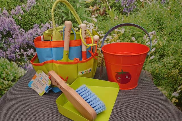 Children are in with a chance of winning a gardening set when they enter the Notcutts garden trail for free this August. [Credit/Copyright: Notcutts Ltd].