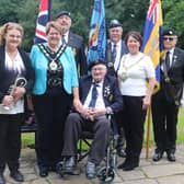 On Thursday 27th July, members of Worksop Royal British Legion, the RAF Association, the Chair of Bassetlaw District Council, the Worksop Charter Mayor and members of the public gathered at 12 noon in the Worksop Memorial Gardens for  a short service of Commemoration of the 70th Anniversary of the Armistice which brought an end to the fighting in Korea.
