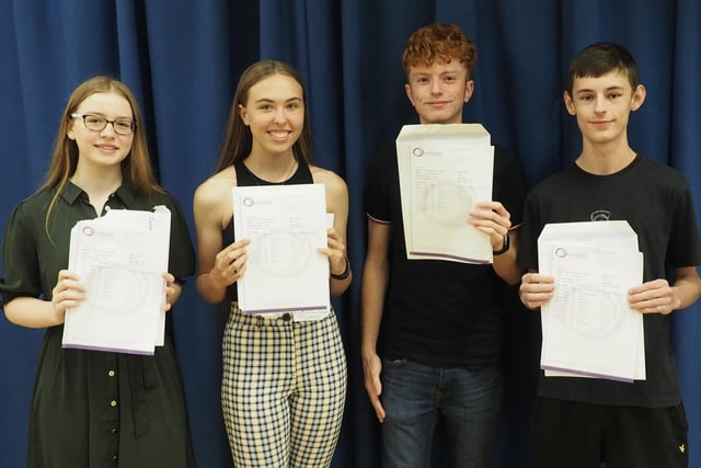 Ashley, Sam, Jake and Harry at Outwood Academy Valley picked up great results.