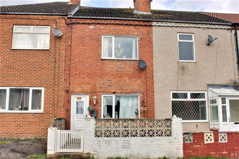 This two-bed home is described by estate agents Pinewood Properties as an ideal purchase for a first-time buyer. It is also within walking distance to two primary schools.