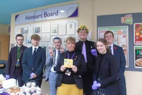 Student Voice, chaired by Carol Brumpton (LCR manager), sold cakes to raise money for Childen in Need.