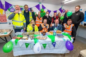 The team at Harron Homes North Midlands hosted a bake-off and cake sale in support of Macmillan.