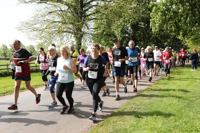 Over 250 people took part in the charity 10km fun run and walk.