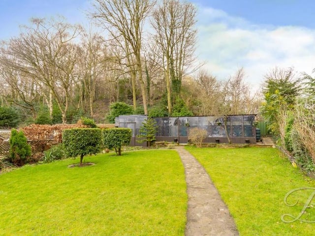 More of the pleasant back garden. It even has its own pathway.