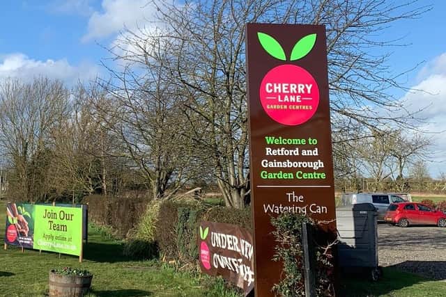 Cherry Lane has recently took over Retford and Gainsborough Garden Centre, in Saundby.