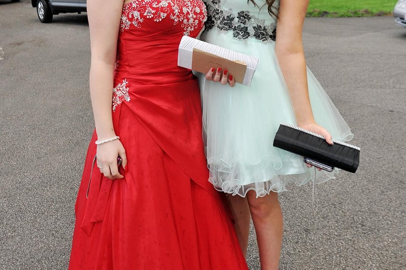 The prom at the West Retford Hotel was the time to celebrate the end of their school life.