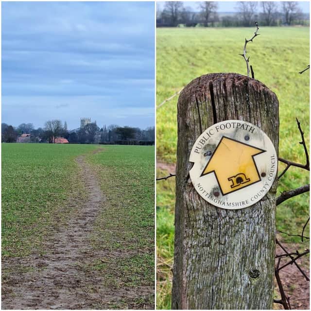Some of the sights that might be seen on this walk around East Markham (pictures: Sally Outram).