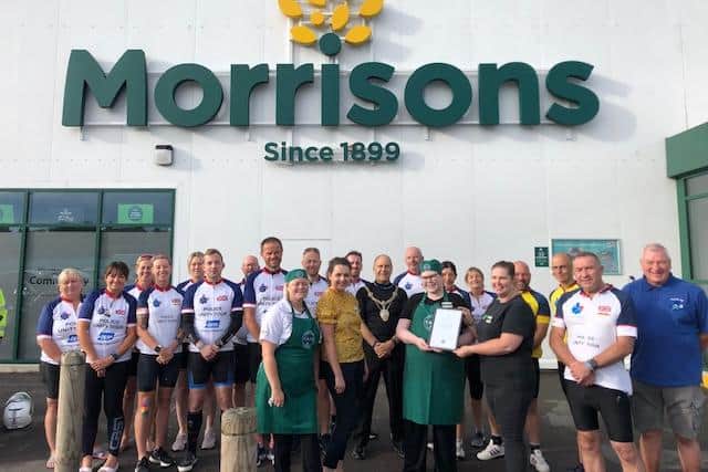 The North East chapter cycled 180 miles for COPS